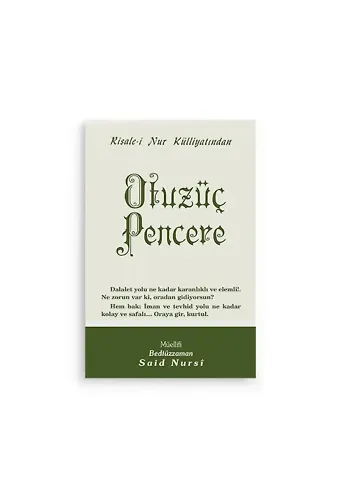 Otuzüç Pencere Cep Boy (8x12)
