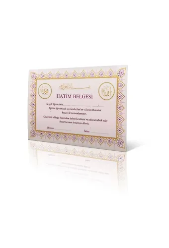 Hatim Belgesi