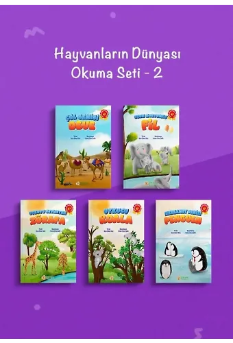 Hayvanların Dünyası Okuma Seti - 2 - Ayşe Şeker Kılıç