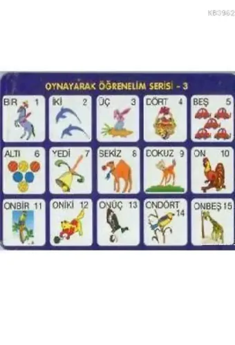 Sayılar (4-6 Yaş); Oynayarak Öğrenelim Serisi 3