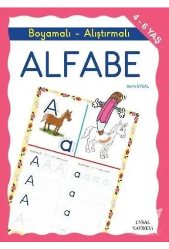 Boyamalı ve Alıştırmalı Alfabe