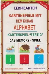Kur'an Harfleri Tamam Oyunu (Almanca) (Kod: 202) Kartenspiele mit dem Koran Alphabet / Lernkarten / 90