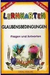 Bilgi Kartları İmanın Şartları (Almanca) (Kod: 170) Glaubensbedingungen / Lernkarten / 72 Karten / 6-15 Jahre