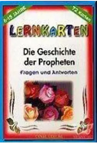 Bilgi Kartları Peygamberler Tarihi (Almanca) (Kod: 202) Die Geschichte Der Propheten / Lernkarten / 72 Karten / 6-15 Jahre