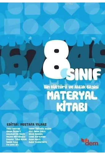 8. Sınıf Din Kültürü ve Ahlak Bilgisi Materyal Kitabı