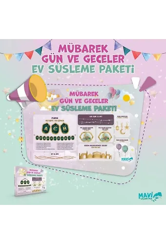 Mübarek Gün ve Geceler Ev Süsleme Paketi