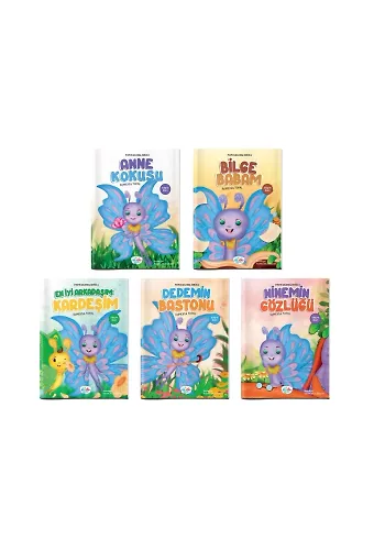 Pırpır Kelebek Serisi | 5 Kitap Set | Rumeysa Topal
