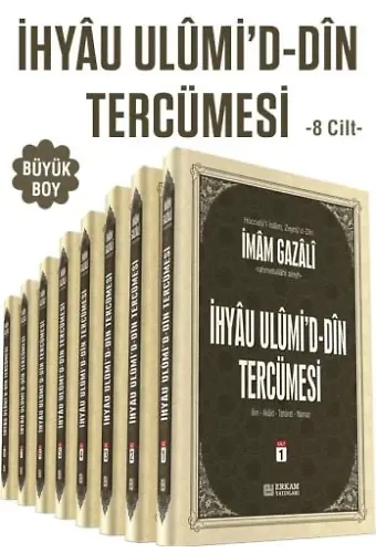 İhyau Ulumi'd-Din Tercümesi - (Büyük Boy - 8 Cilt)