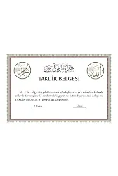 Takdir Belgesi