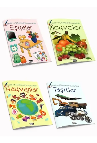 Etkinlik Ve Çıkartma Boyama Kitapları
