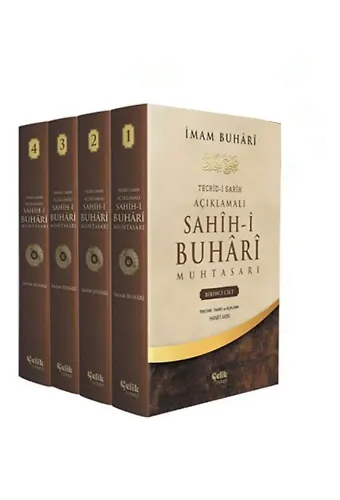 Sahihi Buhari Muhtasarı (4 Cilt Kutu) Çanta boy