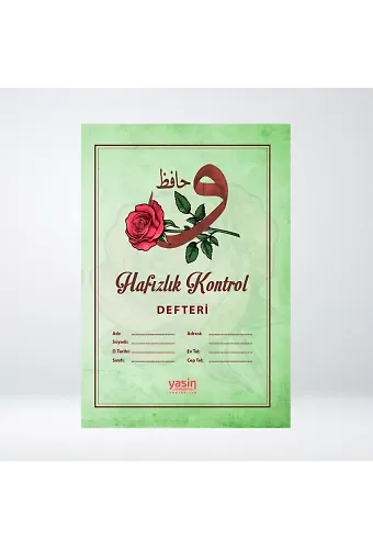 Hafızlık Kontrol Defteri