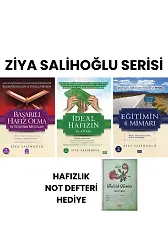 Zİya Salihoğlu Kitapları Serisi - Hafızlık Not Defteri Hediyeli (Başarılı Hafız Olma ve Yetiştirme Metotları - İdeal Hazıfın El Kitabı - Eğitimin 4 Mimarı)