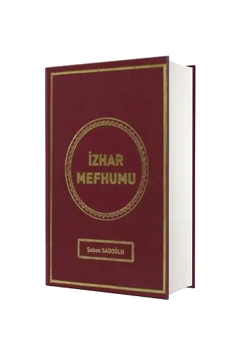 İzhar Mefhumu Şaban Sadoğlu