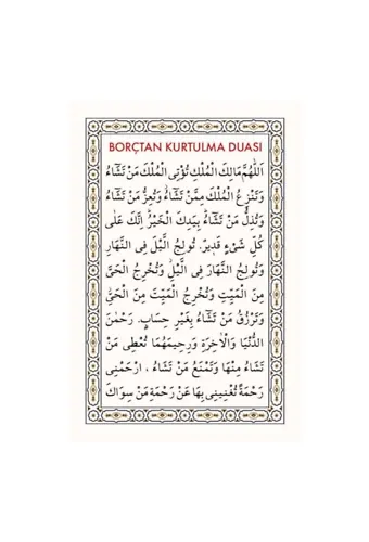 Pvc Borçtan Kurtulma 6.2x9.2