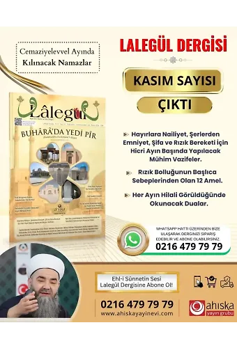 Lalegül Dergisi 141. Sayı Kasım 2024