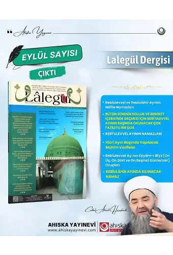 Lalegül Dergisi 151. Sayı Eylül 2025