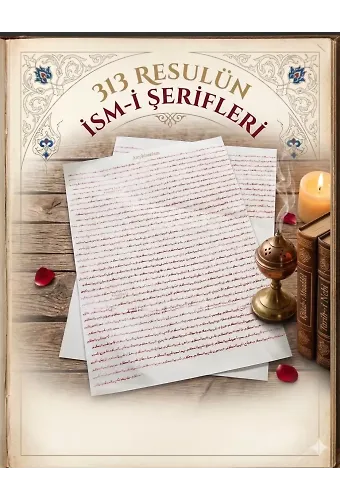 313 Resulün İsmi Şerifleri - El Yazması
