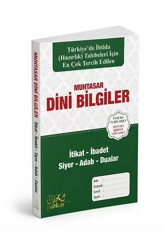 Muhtasar Dini Bilgiler İtikad İbadet Siyer Adab Dualar