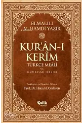 Kur'an-I Kerîm Türkçe Meali Ve Muhtasar Tefsiri (Rahle Boy)