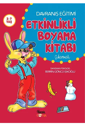 Davranış Eğitimi Etkinlikli Boyama Kitabı