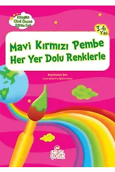 Mavi Kırmızı Pembe Her Yer Dolu Renklerle