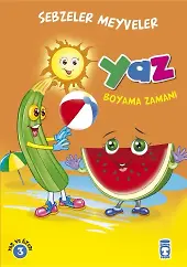 Yaz Boyama Zamanı - Sebzeler Meyveler