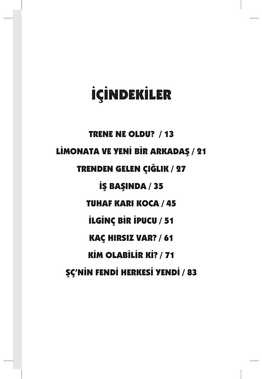 Trendeki Hırsız - Şimendifer Çocukları – Sayfa 1