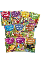 Mini Masallar 2 Set - (10 Kitap)
