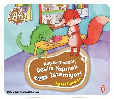 Küçük Dinozor Resim Yapmak İstemiyor - Öykü Çemberi 5