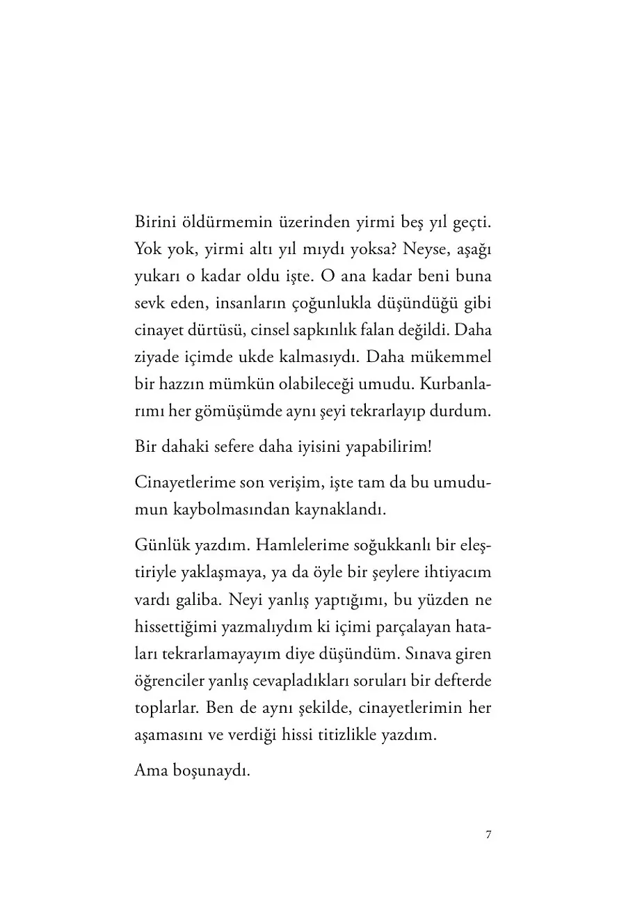 Bir Katilin Güncesi – Sayfa 1
