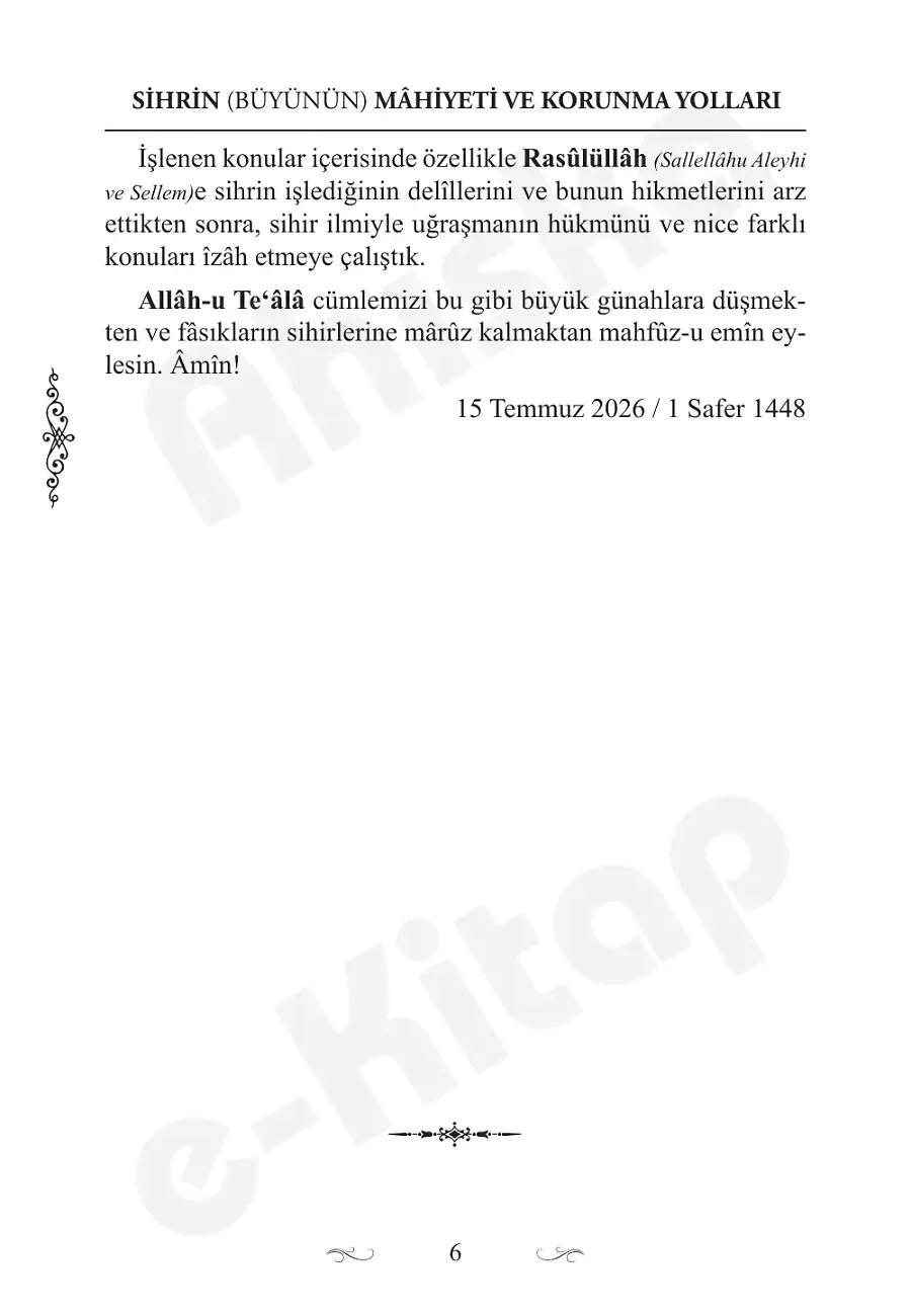 Sihrin Mahiyeti Ve Korunma Yolları – Sayfa 2