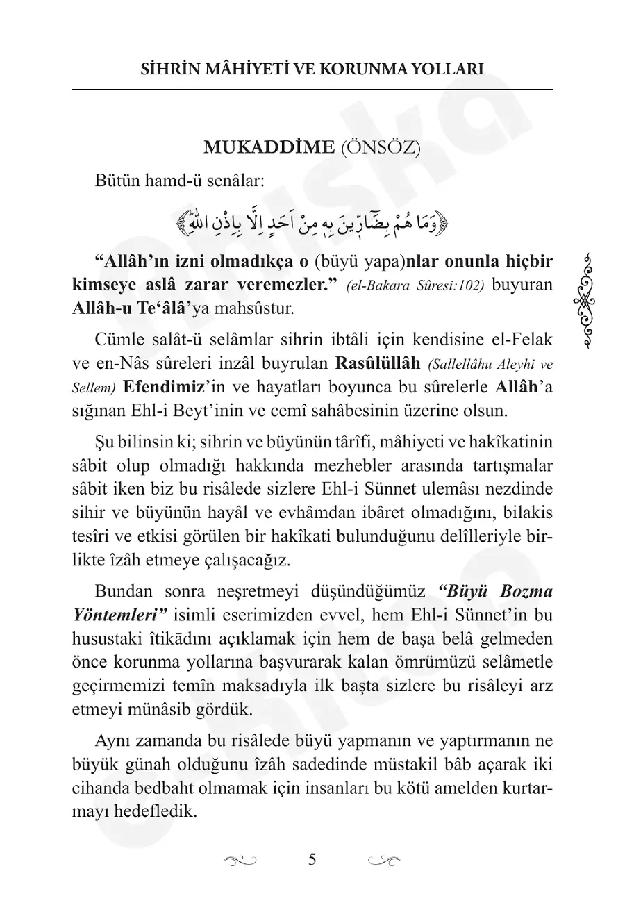 Sihrin Mahiyeti Ve Korunma Yolları – Sayfa 1