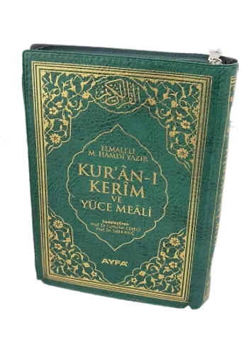 Mühürlü Çanta Boy Kuranı Kerim Meali