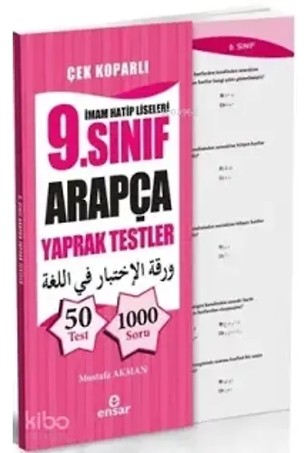 İmam Hatip Liseleri 9. Sınıf Arapça Yaprak Testler