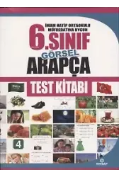 İmam Hatip Ortaokulu Müfredatın Uygun 6. Sınıf Görsel Arapça Test Kitabı