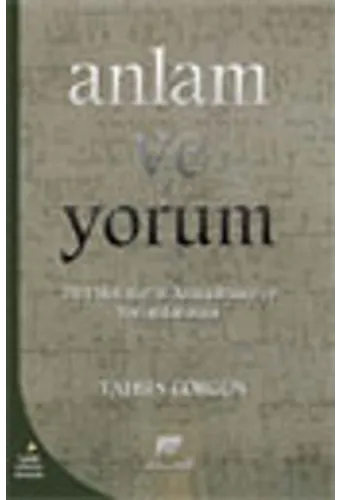 Anlam Ve Yorum