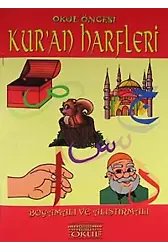 Okul Öncesi Kuran Harfleri / Boyamalı Ve Alıştırmalı