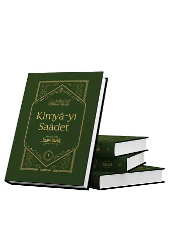 Kimyayı Saadet 4 Cilt Özel Tasarım - Yeşil - İmam Gazali