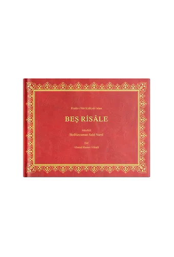 Orta Boy Beş Risale Mecmuası (Mukayeseli - Yatay)