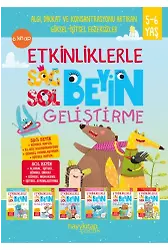 Etkinliklerle Sağ Beyin Sol Beyin Geliştirme (5-6 Yaş) 6’Lı Set