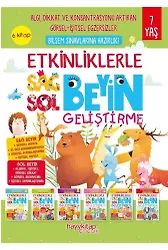 Etkinliklerle Sağ Beyin Sol Beyin Geliştirme (7 Yaş) 6’Lı Set