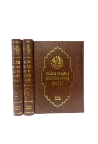 Kelime Anlamlı Kuranı Kerim Meali - 3 Cilt Takım
