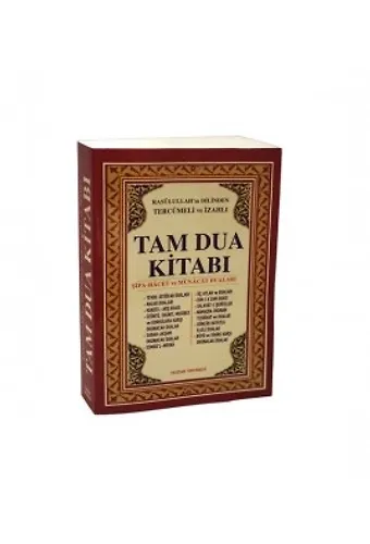 Tam Dua Kitabı (Karton Kapak)