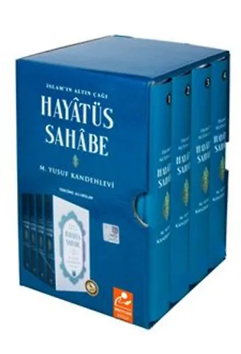 Hayatüs Sahabe (4 Cilt Takım Kutulu) İslam'ın Altın Çağı, Tam Tercüme