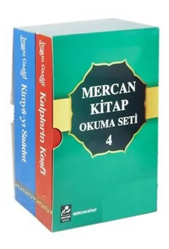 Mercan Okuma Seti 4- İmam Gazali Kimyaı Saadet - Kalplerin Keşfi (2 Kitap Set)