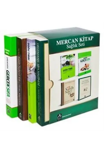 Mercan Sağlık Seti Gerçek Şifa, Doğu Tıbbı, Nebevi Tıp, Şifa Hazinesi (4 Kitap Kutulu Set)