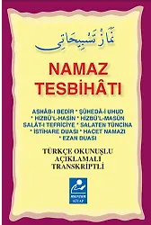 Namaz Tesbihatı (Cep Boy) Türkçe Okunuşlu Açıklamalı Transkriptli