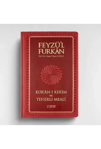 Feyzül Furkan Kuranı Kerim Ve Tefsirli Meali (Büyük Boy - Ciltli) Bordo