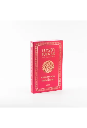 Feyzül Furkan Kuranı Kerim Ve Tefsirli Meali (Büyük Boy - İnce Cilt) Fuşya